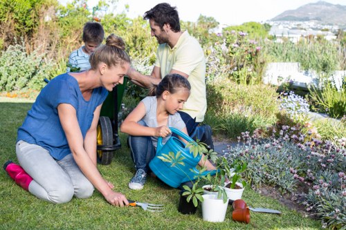 Safe gardening practices used by Chislehurst gardeners on site
